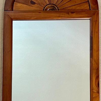 Vintage Ethan Allen Solid Wood Mirror
