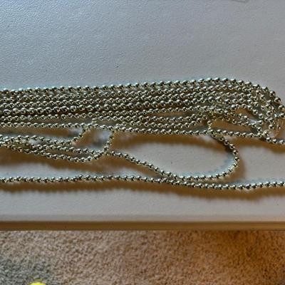 Mercury glass garland