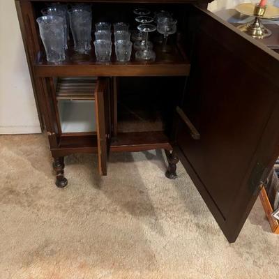 Inside pic of portable bar