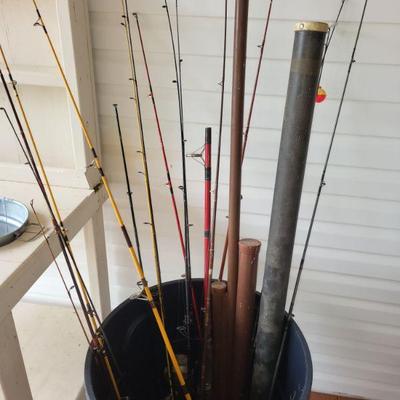 Fishing poles