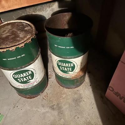 Quaker state cans 