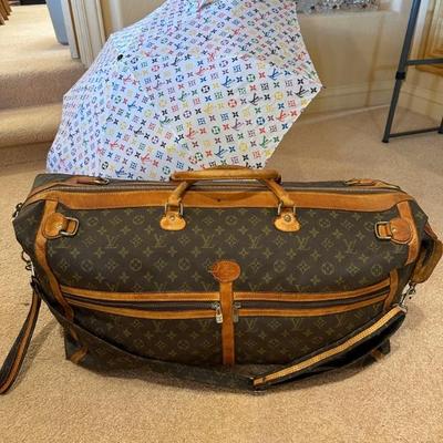 Vintage authentic Louis Vuitton overnight bag