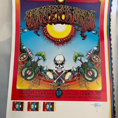 Grateful Dead Aoxomoxoa Signed by Rick Griffin