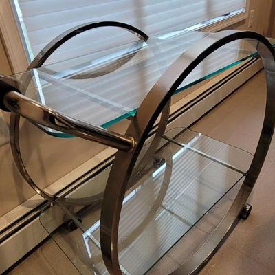 Mid-century bar cart