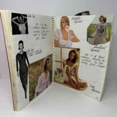 Grumbacher Artist's Papers: Scrapbook w/ Vintage Fashion Clippings	