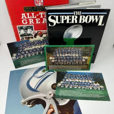 Vintage NFL Super Bowl Memorabilia: Signed Cards, Poster, & More	