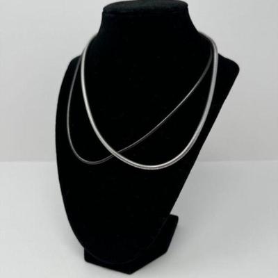 Schofer Stainless Steel Necklaces, 15" (1 w/ Gold)	