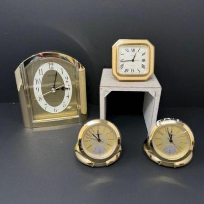 New in Box: Seiko Table Clock Collection (Set of Four)	
