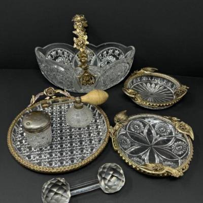﻿Victorian Glassware Collection: Glass Bowl, Candy Dish & More	