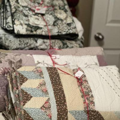 Linens for king, queen and full beds