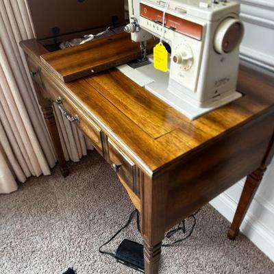 Singer sewing machine.