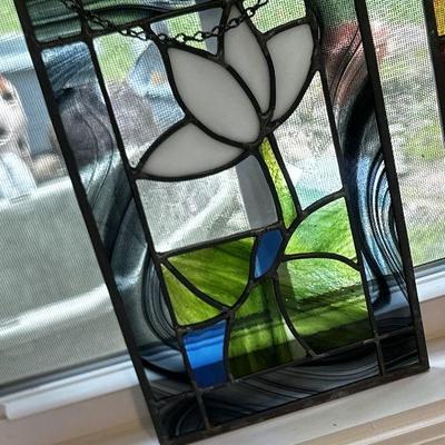 Small stained glass.