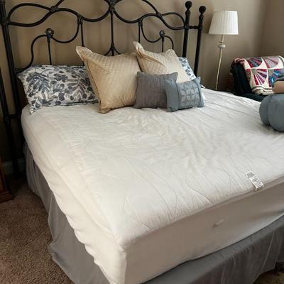 King bed and mattress