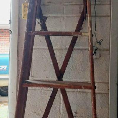 Wooden ladder