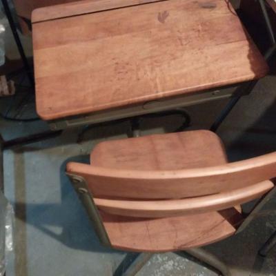 Mid century school desk
