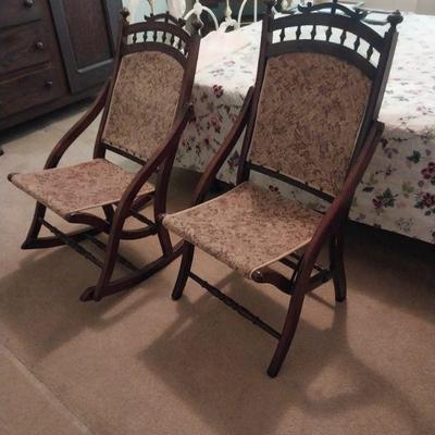Vintage rocker & chair