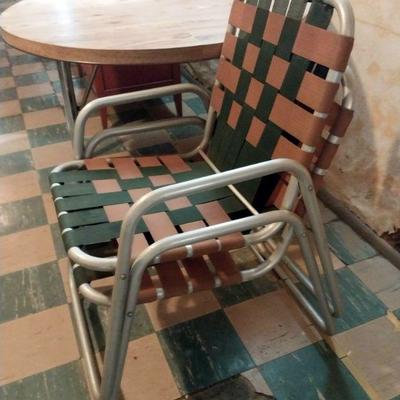Mid century.lawn chairs