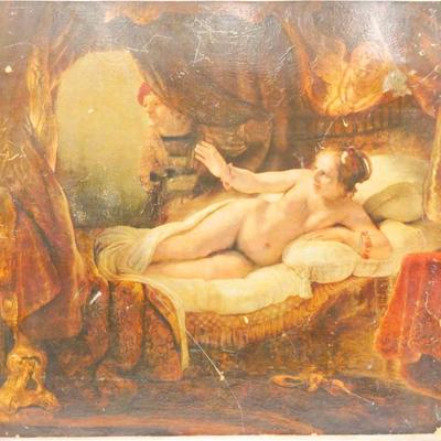 Art Print of "Danae" by Rembrandt van Rijn, 1636