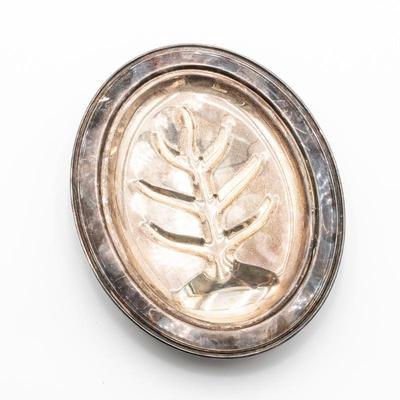 Silver Plate "Tree of Life" Footed Serving Platter