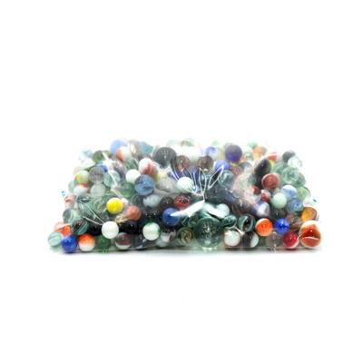 Lot Of 1970's Assorted Multicolor Glass Marbles