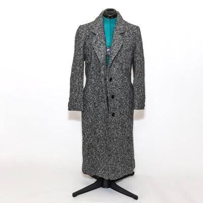 Cassidy Petite Women's Wool Tweed Long Coat 100% Wool