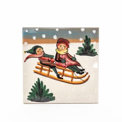 Vietri Ceramic Hand-Painted Tile