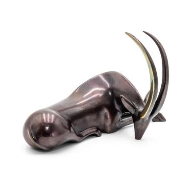 Loet Vanderveen Bronze Antelope Sculpture