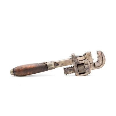 Antique PS&W Company Pipe Wrench by Stillson Manufacturing Company - 7"