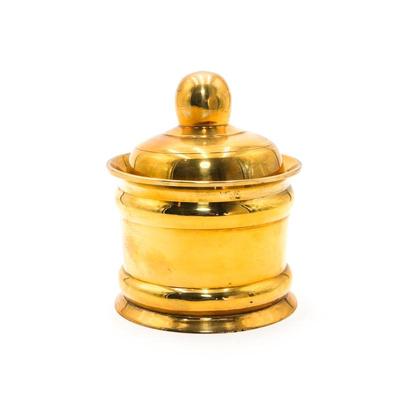 Small Lidded Brass Canister