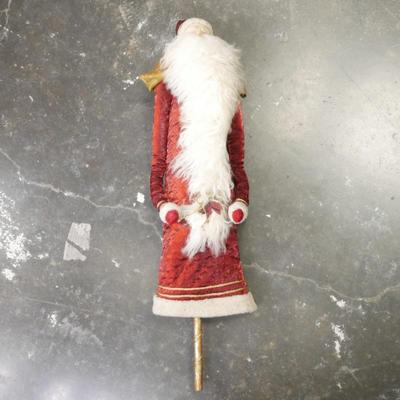 Long Coat Christmas Santa Figurine Doll