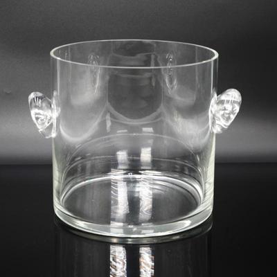 Scandinavian Design Glass Ice Bucket