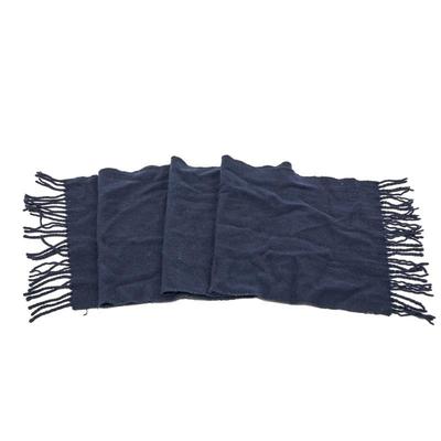 100% Cashmere Scarf in Navy Blue
