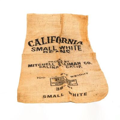California Small White Beans Sack - Empty