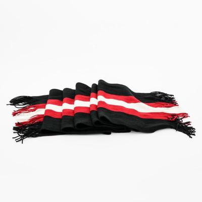 American Living Red, White, and Black Scarf