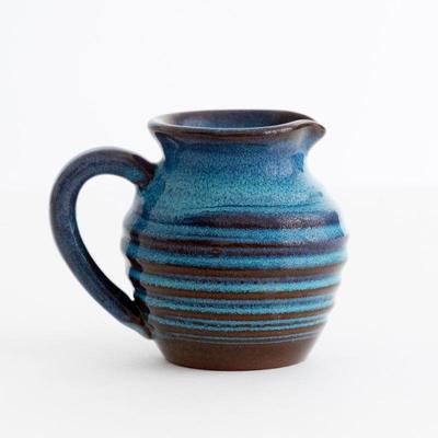 Rackliffe Blue Hille Pottery Creamer Pitcher
