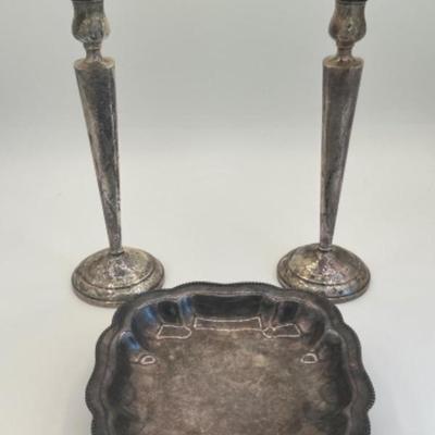 61 pairsterlingsilvercandlesticks