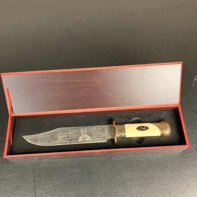 American Mint Bowie Knife | Endorsed by the National Civil War Museum. The Robert E Lee Commemoration Bowie Knife in a presentation box....