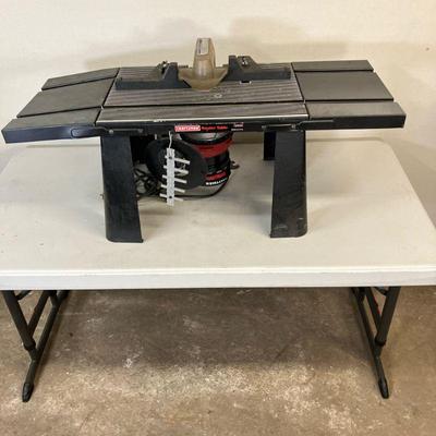 Craftsman Router Table | Model #9 25560 - h. 15” x w. 13” x l. 34” in