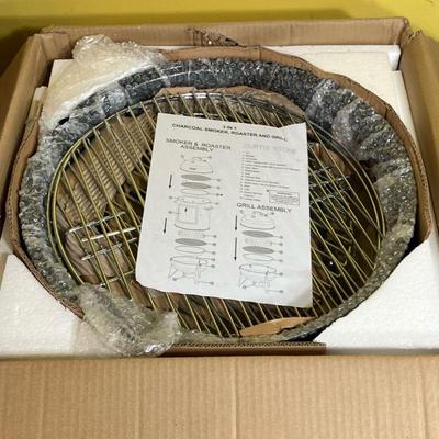 Curtis Stone Smoker & Grill | Charcoal Smoker-Roaster-Grill. Brand New in box with assembly instructions. - h. 23” x w. 20” x l. 20”...