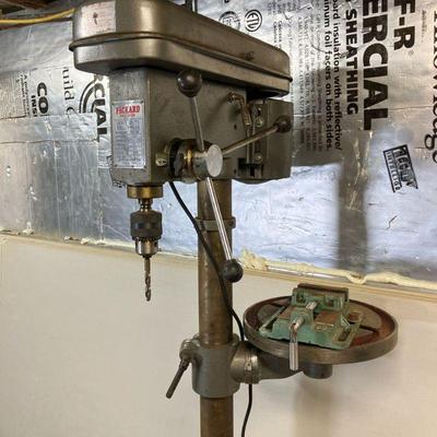 Packard Precision Drill Press | Floor Heavy Duty Drill Press. Model #120F-IND, 12 Speed, 3/4 HP, made in 1982. Extremely heavy. - h. 63”...