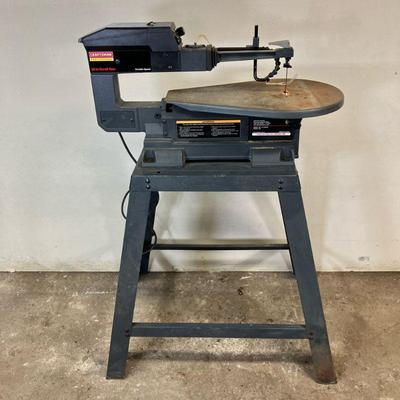 Craftsman Scroll Saw | Professional 20” Scroll Saw with variable speed. - h. 45.5” x w. 21” x l. 28” in

