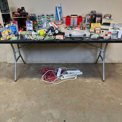 Large Lot of New Hardware | Mega Lot includes all shown. Exception- Air Gauge has been removed from this lot. - h. 8” x w. 4” x l. 14.5”...