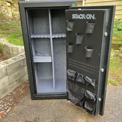 Stack-On Gun Safe | 40 Gun Fireproof & Waterproof Floor Safe. Stack-On Model #TDS-40-BP-E-S. - h. 59” x w. 25.5” x l. 29” in (562...