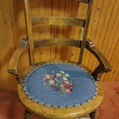 Gorgeous needlepoint chair