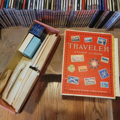 Stamps in envelopes from around the world