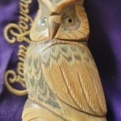 Hand carved owl
