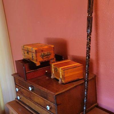 Wooden jewelry boxes