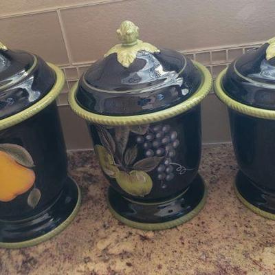 VTG ceramic canister set