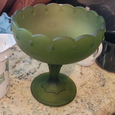 VTG Indiana Glass candy dish