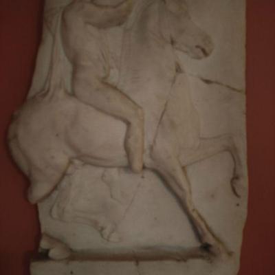 Roman Greek horseman sculpture